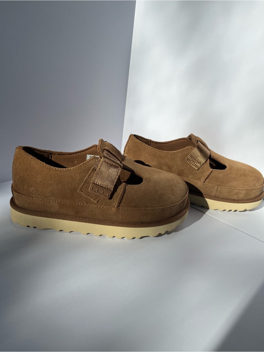 UGG Goldenstar Mary Jane Chestnut Suede Women’s Size 6 1171506-CHE
